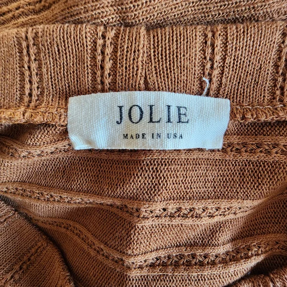 🎀Jolie - Women's Brown Crew Neck Sweater - Junior's Small🎀 - Picture 3 of 5
